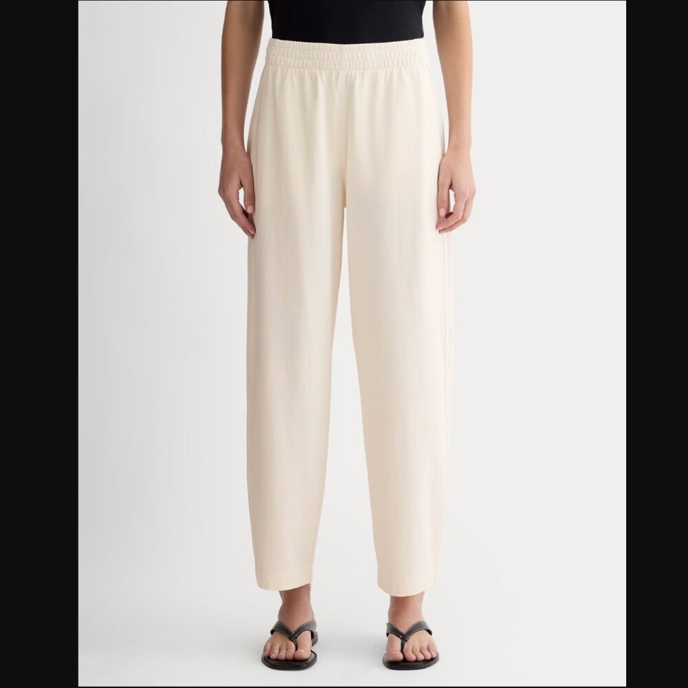 Everlane Off-Duty Barrel Pant - Bone, XS, NWT